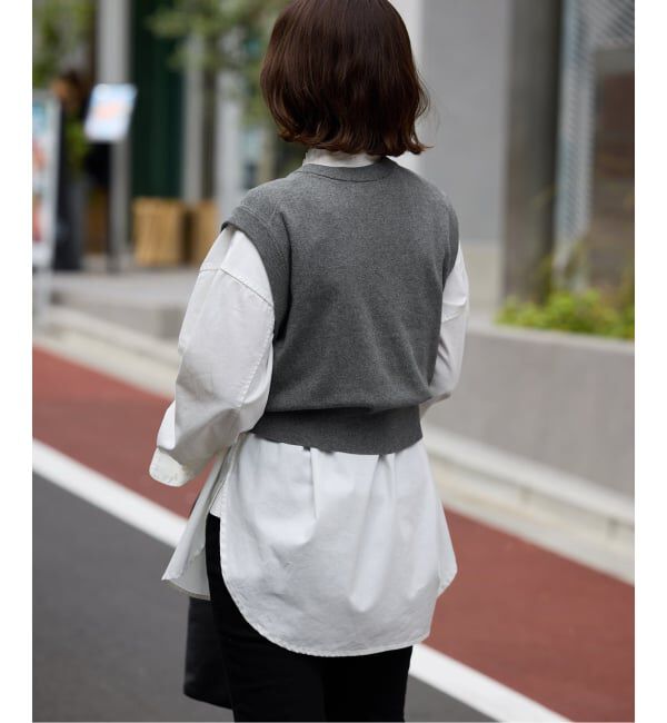 SLOBE IENA「ショートベスト」|ベスト・ジレ|