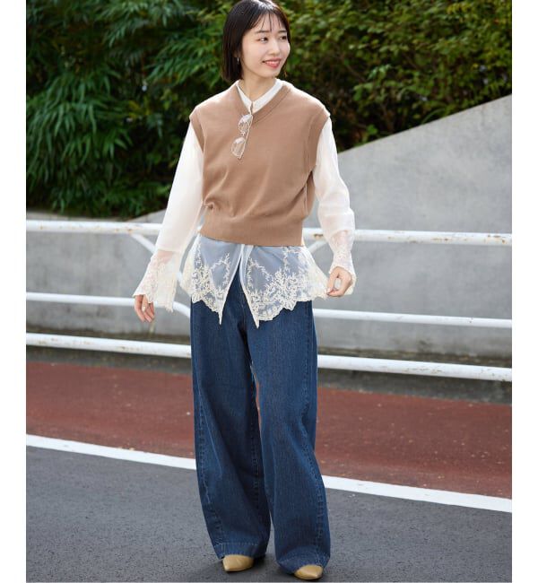 SLOBE IENA「ショートベスト」|ベスト・ジレ|