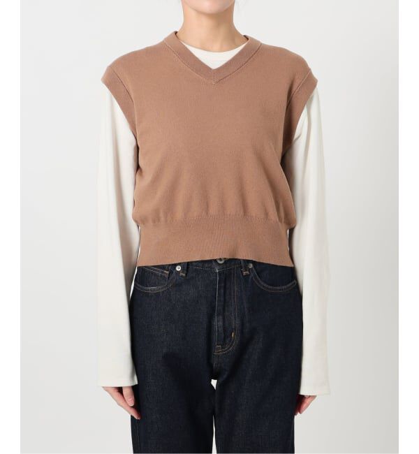 SLOBE IENA「ショートベスト」|ベスト・ジレ|