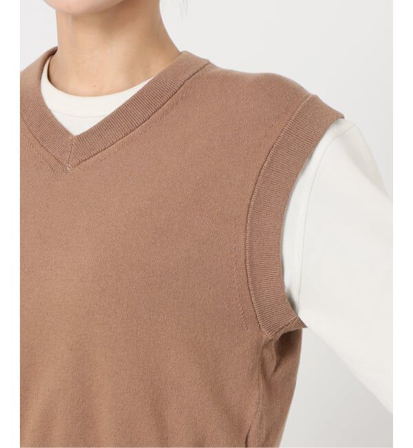 SLOBE IENA「ショートベスト」|ベスト・ジレ|