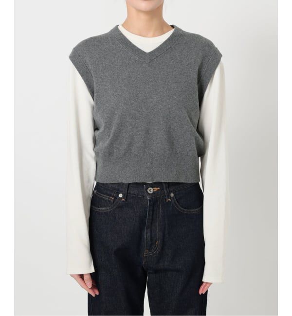 SLOBE IENA「ショートベスト」|ベスト・ジレ|