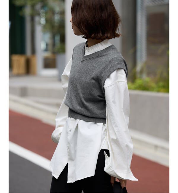 SLOBE IENA「ショートベスト」|ベスト・ジレ|