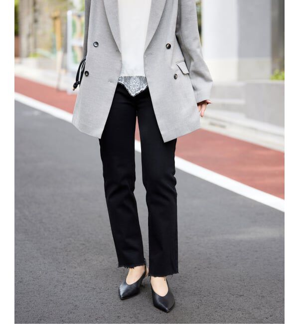 SLOBE IENA「カットオフスキニーデニム」|デニム|