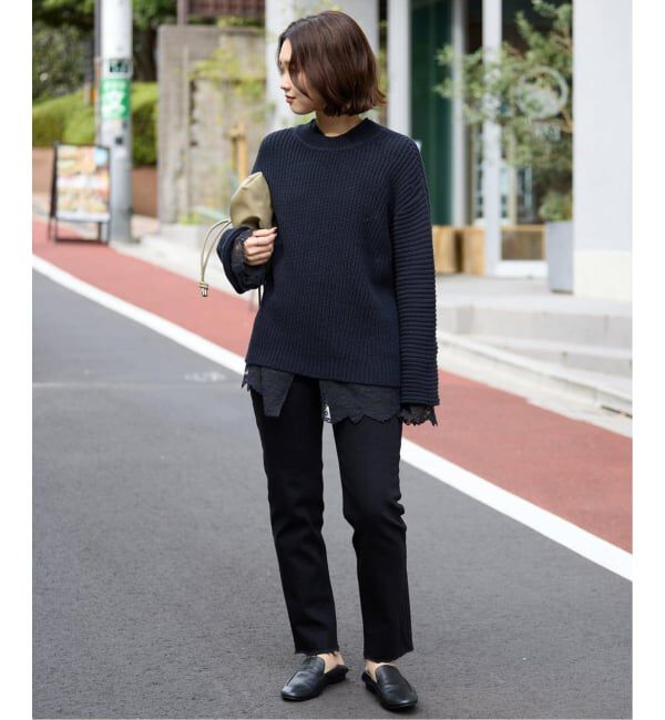 SLOBE IENA「カットオフスキニーデニム」|デニム|