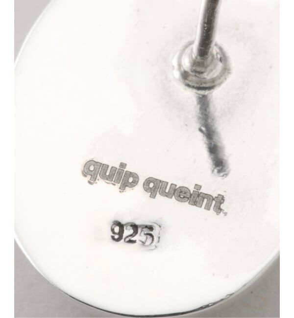 IENA LA BOUCLE「quip queint/クイップクエイント bowling studs oval ピアス  QU032」|ピアス|