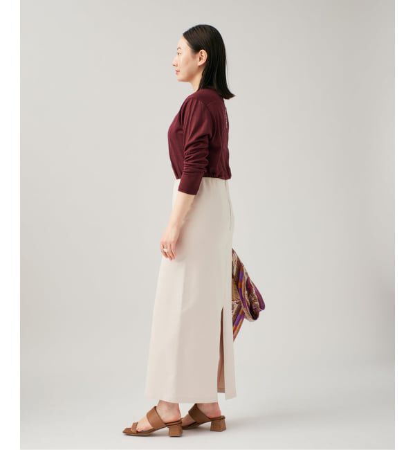 VERMEIL par iena「WOOL JERSEY クルーネックロングスリーブプルオーバー」|Tシャツ・カットソー|