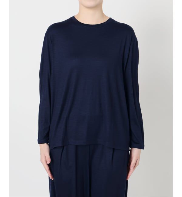 VERMEIL par iena「WOOL JERSEY クルーネックロングスリーブプルオーバー」|Tシャツ・カットソー|