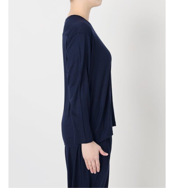 VERMEIL par iena「WOOL JERSEY クルーネックロングスリーブプルオーバー」|Tシャツ・カットソー|