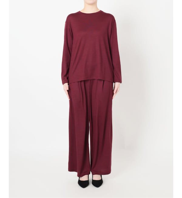 VERMEIL par iena「WOOL JERSEY クルーネックロングスリーブプルオーバー」|Tシャツ・カットソー|