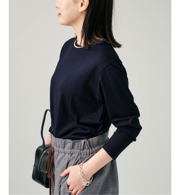 VERMEIL par iena「WOOL JERSEY クルーネックロングスリーブプルオーバー」|Tシャツ・カットソー|