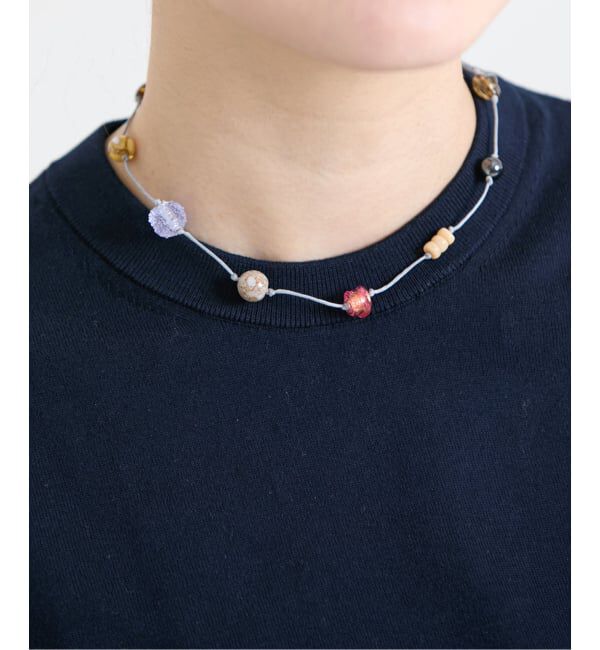 IENA「《予約》Sisi Joia/シシジョイア 別注 EX ストーンネックレス」|ネックレス|グレーB