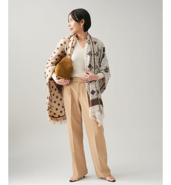 VERMEIL par iena「《予約》PIERRE LOUIS MASCIA ピエール ルイマーシャScarf 135x194cm 517317/101」|バンダナ・スカーフ|