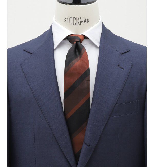 EDIFICE「AX ワイドレジメンタルタイ」|ネクタイ・蝶ネクタイ|ブラウン