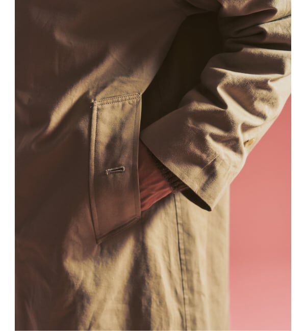 417 EDIFICE「【MOONLIGHT CLOTHING】 Balmacaan coat / バルマカーンコート」|ステンカラーコート|