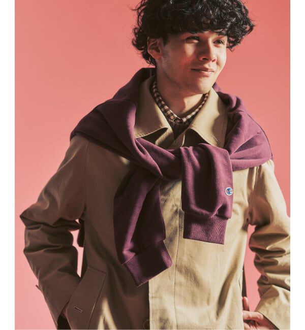 417 EDIFICE「【MOONLIGHT CLOTHING】 Balmacaan coat / バルマカーンコート」|ステンカラーコート|