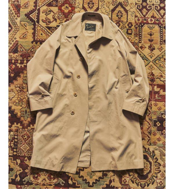 417 EDIFICE「【MOONLIGHT CLOTHING】 Balmacaan coat / バルマカーンコート」|ステンカラーコート|