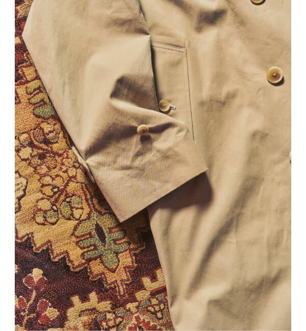 417 EDIFICE「【MOONLIGHT CLOTHING】 Balmacaan coat / バルマカーンコート」|ステンカラーコート|