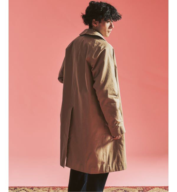 417 EDIFICE「【MOONLIGHT CLOTHING】 Balmacaan coat / バルマカーンコート」|ステンカラーコート|