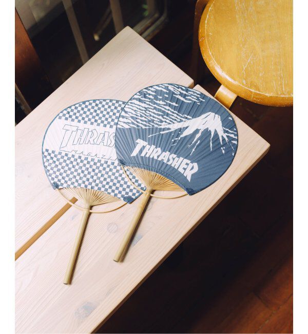 JOURNAL STANDARD「THRASHER / スラッシャー ウチワ &times; FUJI &times; LOGO」|その他|ネイビー