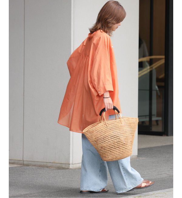 JOURNAL STANDARD relume「《追加2》コットンボイルドルマンスリーブシャツ」|シャツ・ブラウス|