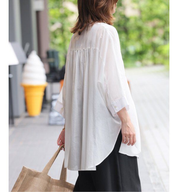 JOURNAL STANDARD relume「《追加2》コットンボイルドルマンスリーブシャツ」|シャツ・ブラウス|