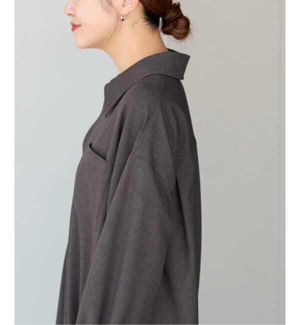 JOURNAL STANDARD「ウーリッシュツイルハーフジップワンピース」|ワンピース|