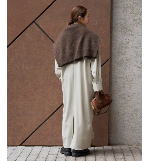 JOURNAL STANDARD「ウーリッシュツイルハーフジップワンピース」|ワンピース|