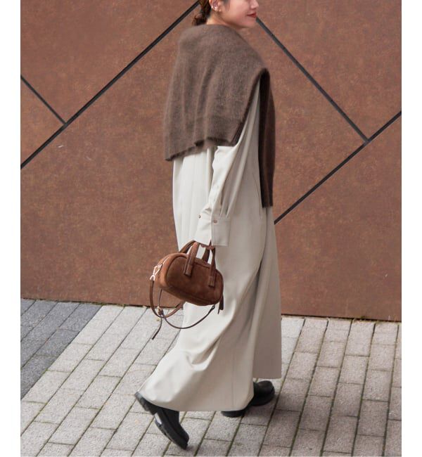 JOURNAL STANDARD「ウーリッシュツイルハーフジップワンピース」|ワンピース|