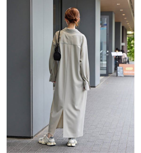 JOURNAL STANDARD「ウーリッシュツイルハーフジップワンピース」|ワンピース|