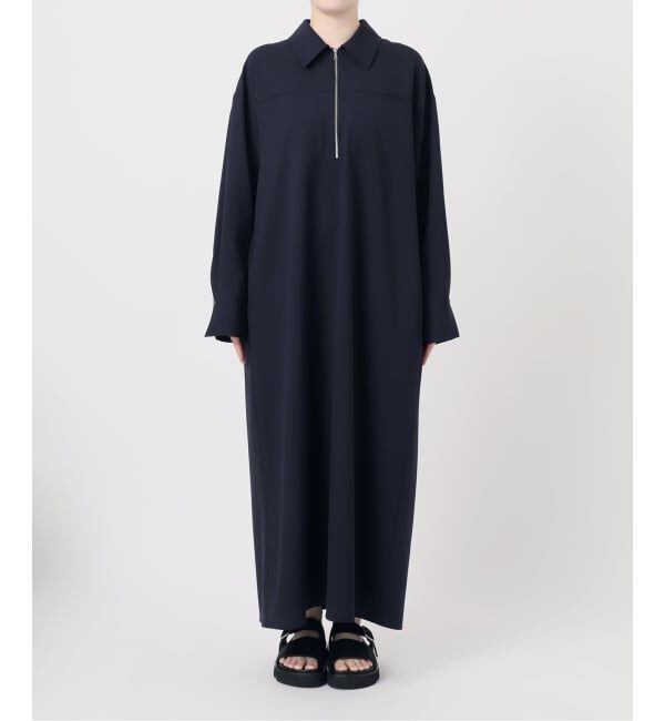 JOURNAL STANDARD「ウーリッシュツイルハーフジップワンピース」|ワンピース|