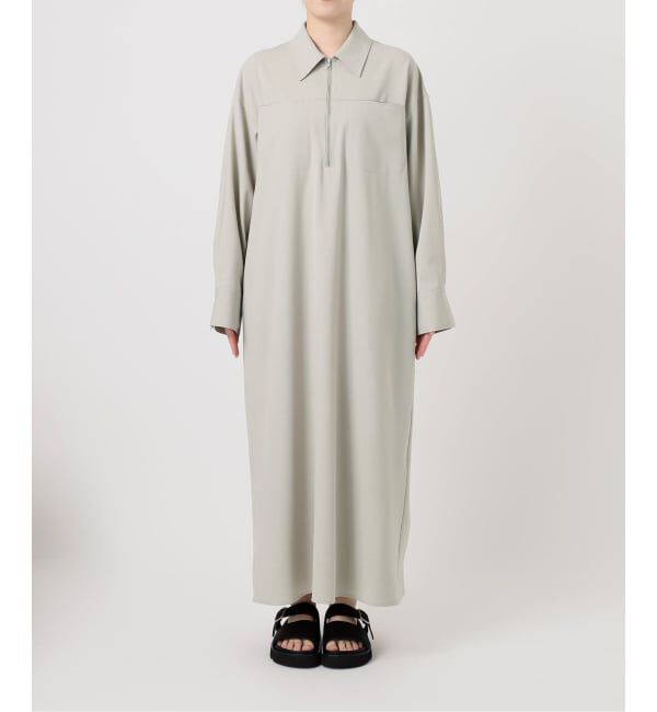 JOURNAL STANDARD「ウーリッシュツイルハーフジップワンピース」|ワンピース|