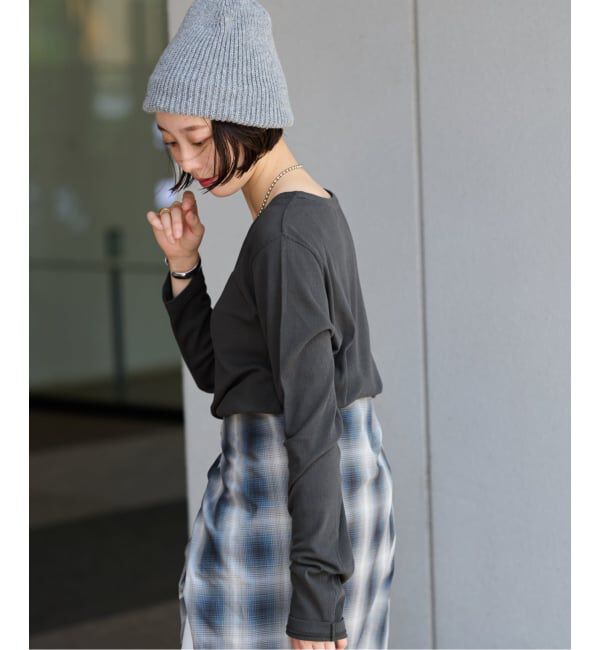 JOURNAL STANDARD relume「ツイストシアーテレコロングTEE」|Tシャツ・カットソー|