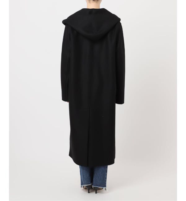 journal standard L'essage「別注【HARRIS WHARF LONDON】Women hooded coat pressed woo：コート」|その他|