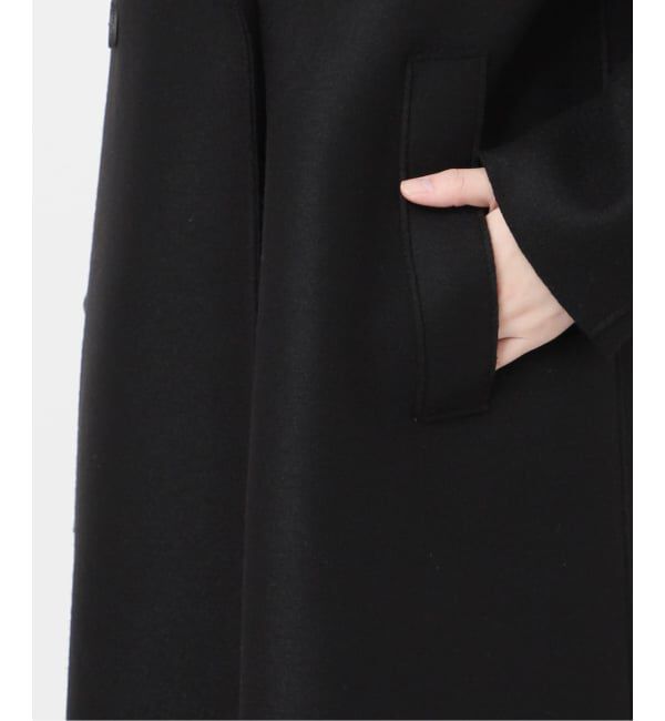 journal standard L'essage「別注【HARRIS WHARF LONDON】Women hooded coat pressed woo：コート」|その他|