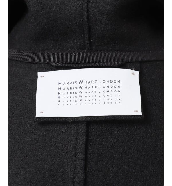 journal standard L'essage「別注【HARRIS WHARF LONDON】Women hooded coat pressed woo：コート」|その他|