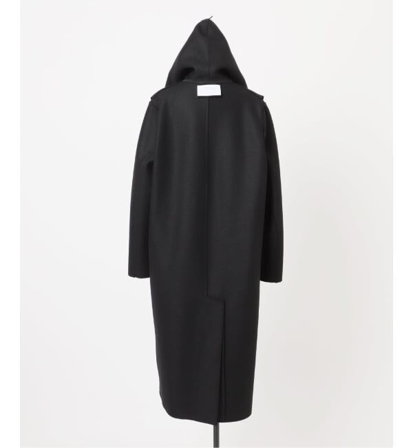 journal standard L'essage「別注【HARRIS WHARF LONDON】Women hooded coat pressed woo：コート」|その他|