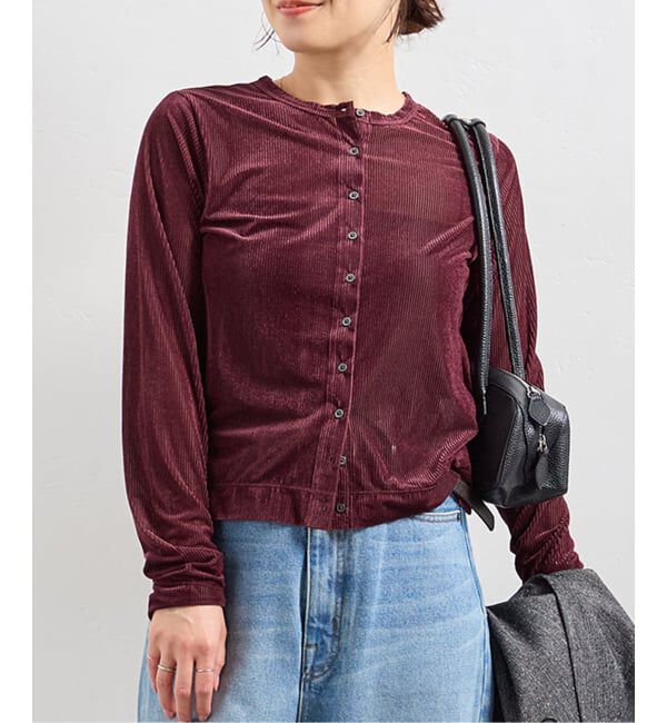 JOURNAL STANDARD「ハリヌキベロアカーディガン」|カーディガン|