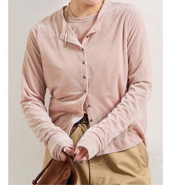 JOURNAL STANDARD「ハリヌキベロアカーディガン」|カーディガン|