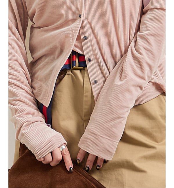 JOURNAL STANDARD「ハリヌキベロアカーディガン」|カーディガン|