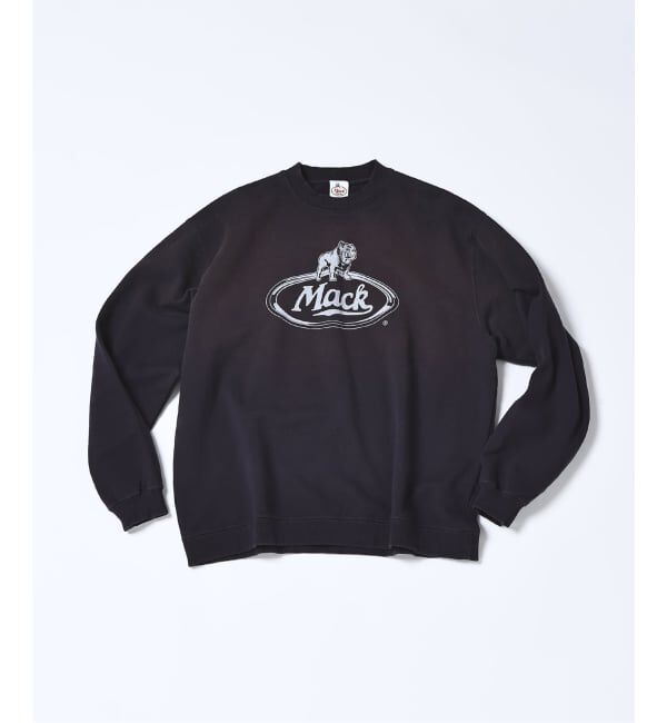 JOURNAL STANDARD relume「MACK TRUCKS / マック・トラックス 別注 フェード  プリント スウェット」|スウェット・ジャージ|ブラック
