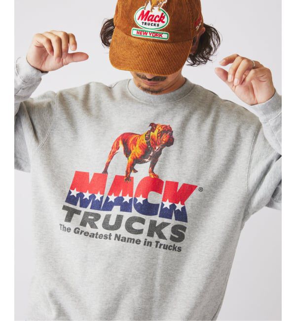 JOURNAL STANDARD relume「MACK TRUCKS / マック・トラックス 別注 フェード  プリント スウェット」|スウェット・ジャージ|