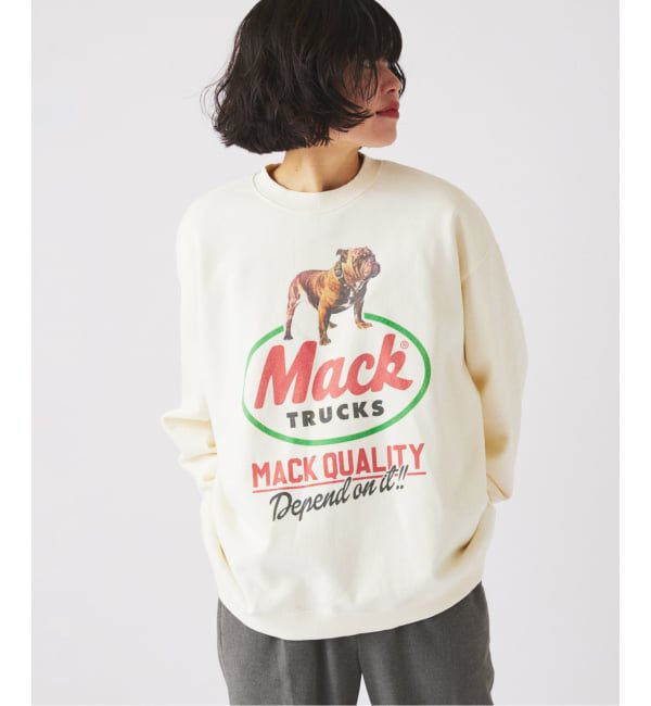 JOURNAL STANDARD relume「MACK TRUCKS / マック・トラックス 別注 フェード  プリント スウェット」|スウェット・ジャージ|