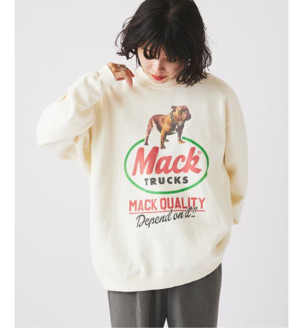 JOURNAL STANDARD relume「MACK TRUCKS / マック・トラックス 別注 フェード  プリント スウェット」|スウェット・ジャージ|