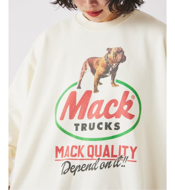 JOURNAL STANDARD relume「MACK TRUCKS / マック・トラックス 別注 フェード  プリント スウェット」|スウェット・ジャージ|