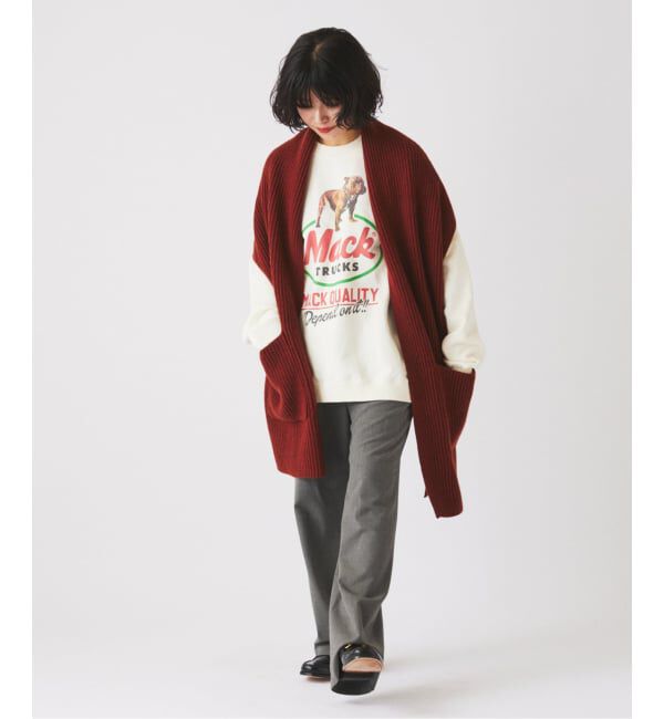 JOURNAL STANDARD relume「MACK TRUCKS / マック・トラックス 別注 フェード  プリント スウェット」|スウェット・ジャージ|