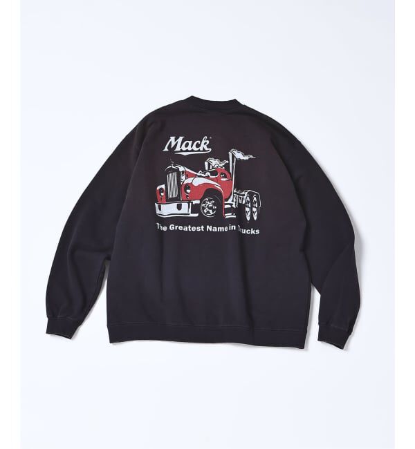JOURNAL STANDARD relume「MACK TRUCKS / マック・トラックス 別注 フェード  プリント スウェット」|スウェット・ジャージ|