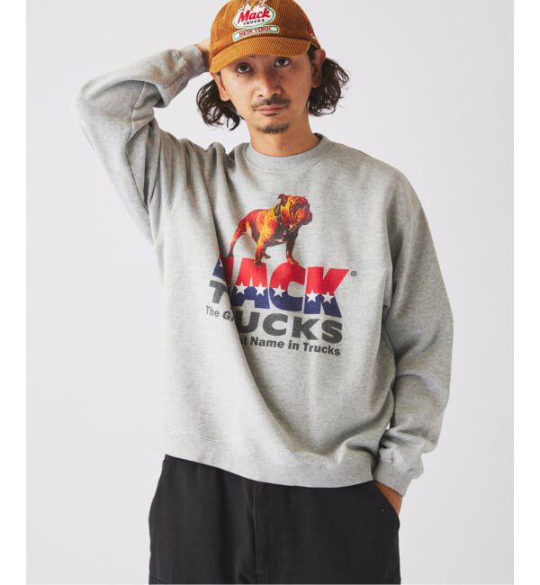 JOURNAL STANDARD relume「MACK TRUCKS / マック・トラックス 別注 フェード  プリント スウェット」|スウェット・ジャージ|