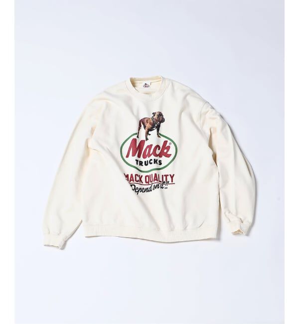 JOURNAL STANDARD relume「MACK TRUCKS / マック・トラックス 別注 フェード  プリント スウェット」|スウェット・ジャージ|ホワイト B