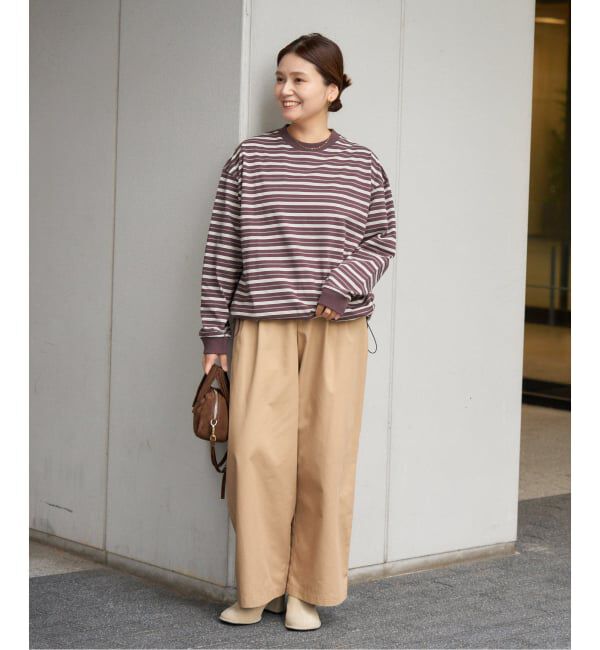 JOURNAL STANDARD「《追加3》シャーリングロングスリーブTシャツ」|Tシャツ・カットソー|