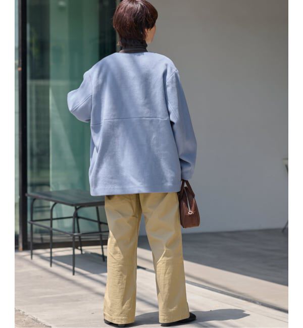 JOURNAL STANDARD relume「《追加2》スーパーファインビーバークルーネックコート」|ノーカラーコート|